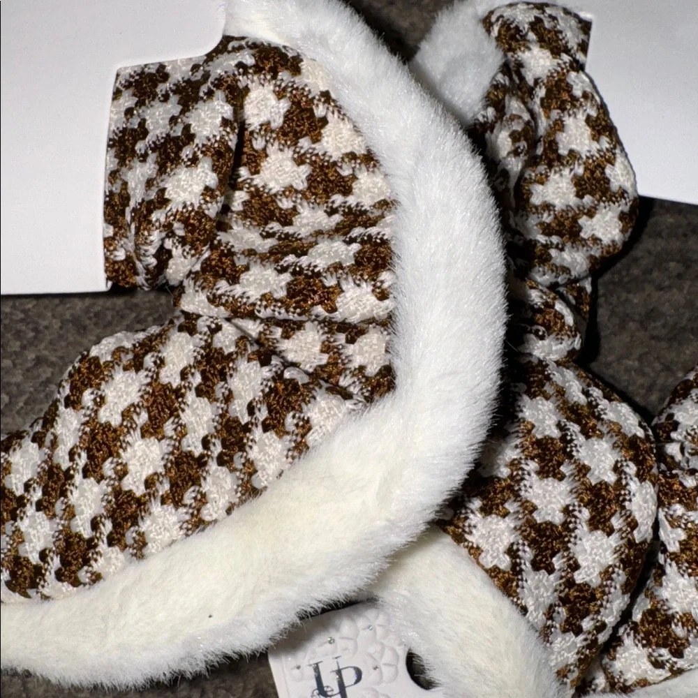 Stylish‎ Houndstooth and Plaid Hair Scrunchies
